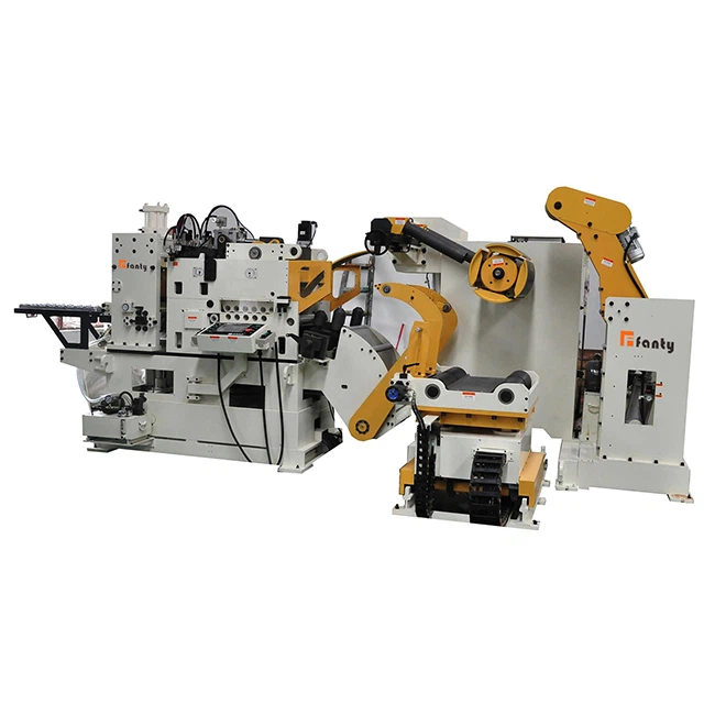 NC সার্ভো ফিডার স্ট্রেটার ডিকোইলার 3 ইন 1 মেশিন